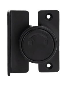 اشتري Door Lock Fixing Latch, 90 Degree Rotating Bolt, Secure Portable Hook Lock Latch, Suitable for Bathroom, Garage, Bedroom, Cabinet, Barn (Black) في الامارات