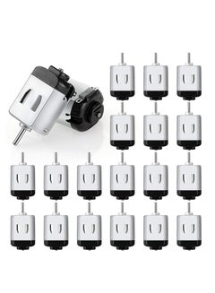 Buy Mini DC Motor, 20 Pcs 1.5-3V 23000RPM Micro Electric Motor, High Speed Torque Small Electric Motor, Suitable for DIY Remote Control Toy Car, Science Experiments, Robot in Saudi Arabia
