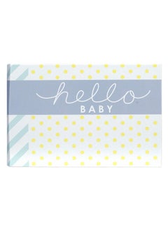 اشتري International Designs Hello Baby Photo Album 404X6 White في الامارات