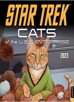 اشتري Star Trek: Cats of the U.S.S. Enterprise 2023 Wall Calendar في الامارات