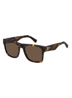 اشتري Women's UV Protection Rectangular Shape Acetate Sunglasses TH 2118/S BROWN 47 - Lens Size: 46.8 Mm - Hvn في السعودية