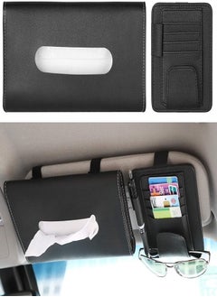 Buy Car Accessories Tissue Holder Premium Leather Napkin Holder in UAE