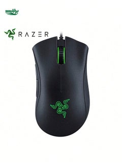 اشتري Razer Razer Deathadder الماوس الأساسي للألعاب: 6400 نقطة في البوصة المستشعر البصري - 5 أزرار قابلة للبرمجة - مفاتيح ميكانيكية - قبضة جانبية غير قابلة للانزلاق في الامارات