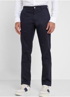 Buy Thomas Scott Men Navy Blue Sustainable Chinos Trousers in Saudi Arabia