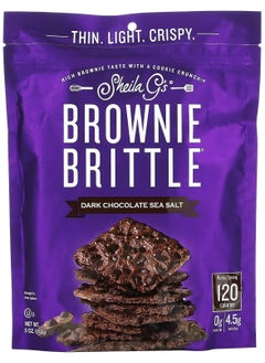 اشتري Sheila G's, Brownie Brittle، الشوكولاتة الداكنة وملح البحر، 5 أونصة (142 جم) في الامارات