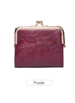 Buy Vintage Women Short Wallet Multi functional PU With Credit Card Holder in Saudi Arabia