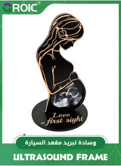 اشتري Ultrasound Frame Pregnancy Gift Ideas, Gifts for Pregnant Women Mom To Be, Pregnant Wife Gifts Sonogram Frame, Expecting Parents To Be Unique Gifts, Pregnant Mom Gifts - Black في السعودية