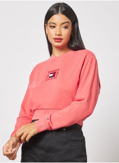 Buy Cropped Timeless Logo Sweatshirt in UAE