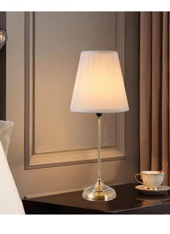 Buy Simple Modern Gold Brushed Desk Lamp in UAE