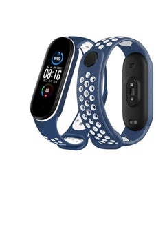 Buy Strap Silicone Sport Band For Mi Band 7 / Mi Band 5 / Mi Band 6 Breathable Strap Replacement For M5 M6 Bracelet For Xiaomi MiBand 5 6 7 Smart Watch in Egypt