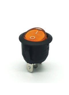 Buy KNP KCD2 6A 250V Orange On-Off Round Rocker Switch is a compact and reliable panel mount switch designed for controlling the flow of electricity in a wide range of electronic devices and appliances It features an orange rocker that clearly indicates the on/off status making it easy to operate. in UAE