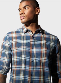 اشتري Checked Regular Fit Shirt في الامارات