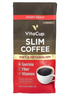 Buy Slim Coffee Ground Medium Dark Roast 11 oz (312 g) in UAE