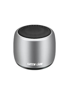 اشتري Green Lion Mini Speaker Portable Bluetooth Speaker | Clear Quality Sound | Wireless Bluetooth Mini Speaker-Silver في الامارات