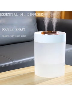 Buy Air Purifier And Humidifier Essential Oil Diffuser Ultrasonic Cool Mist Aromatherapy Transparent Water Tank(4200ml) in UAE