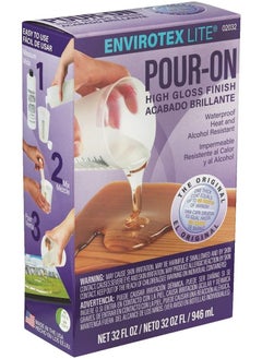 Buy Lite Pour-On Wood Polish Kit Clear 32fl oz. in Saudi Arabia