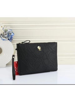 Buy Durable Slim Bag Portable Leather Document Pouch Briefcase quality awesome Leather Clutch in UAE