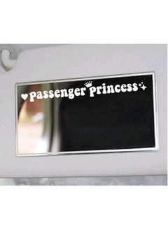 اشتري "Princess Passenger" sticker, funny vinyl decals for cars, trucks, windows, and rearview mirrors, JDM style for women and girls, humorous car accessories from Gifticious في مصر