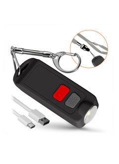 Buy Self Defense Alarm Keychain for Women, Personal Alarm for Women, Children, & Elderly, 130 dB Loud Self Defense Keychain Siren with LED Strobe Light, USB Rechargeable Waterproof Safety Alert Device in Saudi Arabia