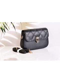 Buy Leather Hand & Black Cross body Bag with  Shoulder Strap in Egypt