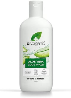 Buy Dr. Organic Aloe Vera Body Wash, Soothe And Refresh in UAE