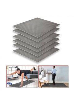 Buy Protective Floor Mat, EVA Foam Extra Thick Mat with Interlocking Floor Tiles for Home and Gym Equipment, 1 Square meter in Saudi Arabia