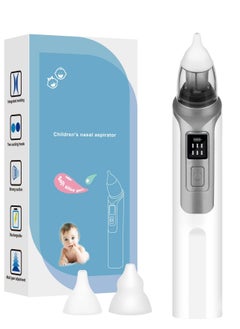 اشتري Baby Nasal Aspirator, Electric Nose Suction Rechargeable Baby Nose Cleaner, Toddlers Booger Mucus Sucker for Toddlers and Newborns, 6 Levels of Suction Grey في السعودية