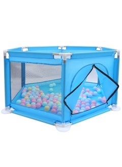 Buy Baby Playpen 6 Panel Foldable Play Yard  Portable Activity Centre Play Center Fence in Saudi Arabia