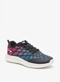 Buy Women's Textured Lace-Up Sports Shoes in UAE