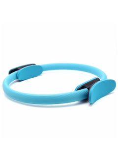 Buy Yoga Pilates Ring Fitness Circle Full Body Workout Foam Padded Handles Ø 40CM, Blue in Egypt