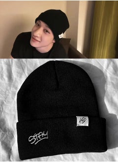 Buy Stray Kids Knit Cap Hat For Stay Black in Saudi Arabia