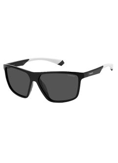 اشتري Men Square Sunglasses PLD 7044/S  BLACKGREY 60 في الامارات