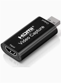 Buy HDMI Video Capture Card, HDMI to USB 2.0 Record Capture Device for Streaming, Live Broadcasting, Video Conference, Teaching, Gaming in Saudi Arabia