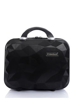 Buy CROSSLAND Black Makeup Suitcase Hard Shell Cosmetic Bag - Lightweight Unbreakable Material in Egypt