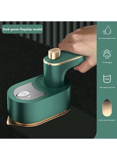 اشتري Foldable Mini Iron 50ml Water Tank Wet Dry Steam Iron for Clothes Fabric Wrinkle في السعودية