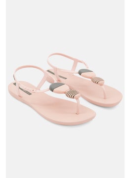 اشتري Women Adjustable Buckle Sandals, Peach في الامارات