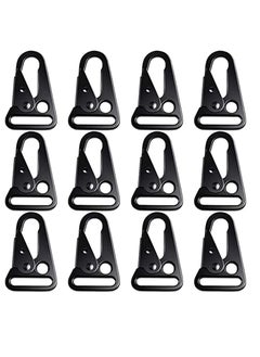 اشتري 12 Pieces 1 Inch Enlarged Mouth Clip Sling Clasp Olecranon Hook Keychain Snap Hooks Outdoor Bag Enlarged Mouth Clips Heavy Duty Snap Hooks Sling Clips for Outdoors Backpack في السعودية