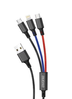 اشتري 3-In-1 USB Data Sync And Charging Cable Multicolour في السعودية