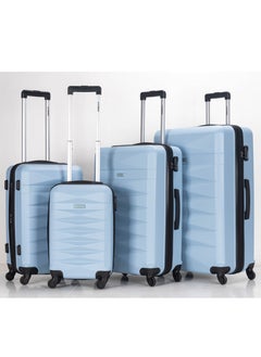 Buy Hardside Spinner 4 Piece Luggage Trolley Set With Number Lock in Saudi Arabia