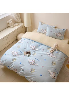 اشتري 4-Piece Cinnamoroll Cotton Comfortable Set Fitted Sheet Set Children'S Day Gift Birthday Gift في السعودية