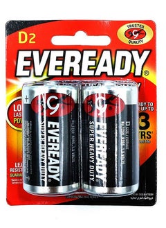 اشتري Eveready  خرطوش سوبر الثقيلة D 2PCS في مصر