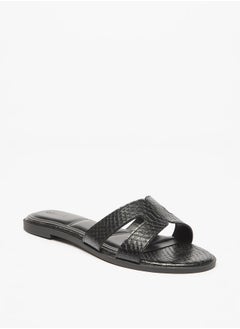 اشتري Women's Textured Slip-On Sandals في الامارات