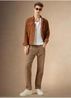 Buy Men's Beige Relaxed Fit Jeans - Everyday Classic Comfort in UAE