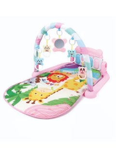 Buy Dreamons link Play Learn Infant Gym Toys Piano Activity Baby Kick and Gym Play Mat Lay & Play 3 in 1 Fitness Music and Lights Fun Piano for 3-36 Months Girl Boy - Easy to Disassemble and Washable… in UAE
