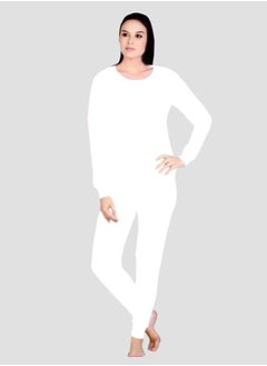 Buy Ladies Cotton Interlock Thermal Full Body 2pc Set in UAE