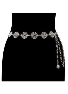 اشتري Ladies Fashion Waist Chain for Dresses and Sweaterssilver waist chain silver waist chain في الامارات