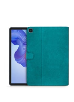 اشتري غطاء حماية مغناطيسي من جلد البولي يوريثان لهاتف Honor Pad X8/Honor Pad X8 Lite 2022 Sea Green في السعودية