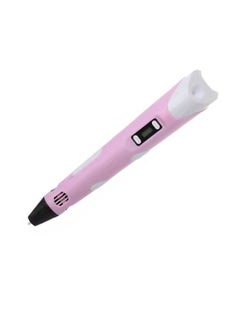 Buy 3D Printing Pen With Adjustable Speed And Temperature (USB Plug) Pink in UAE