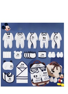 اشتري 24 Piece Set - Newborn Baby Mickey Cartoon Clothes Gift Box Set في السعودية