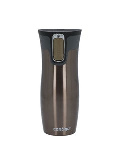 Buy West Loop Stainless Steel Leak-Proof Autoseal Insulated Thermal Mug Latte 470 ml in Saudi Arabia